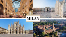 Milan Italy Fridge Magnet