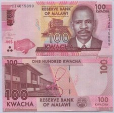 Banknote 2020 malawi 100 - malawi,,