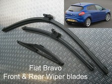 Front & Rear Wiper Blades Fiat