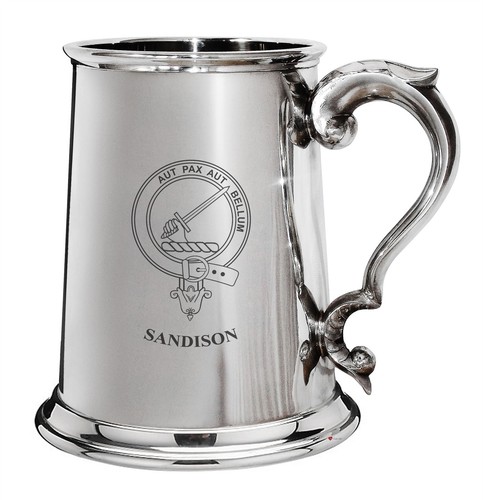 Sandison family crest polished - crest,