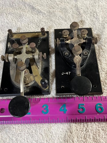 Vintage morse code telegraph - vintage,