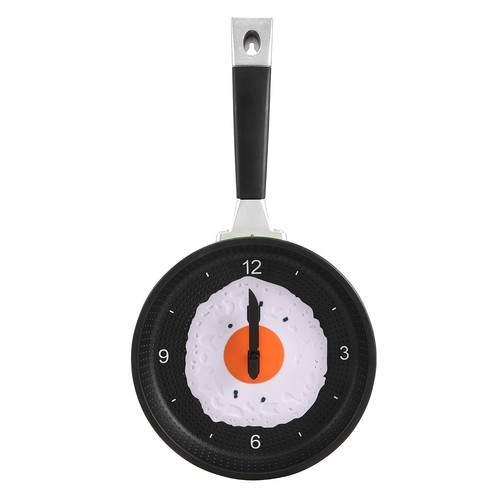 Frying pan clock - frying, with