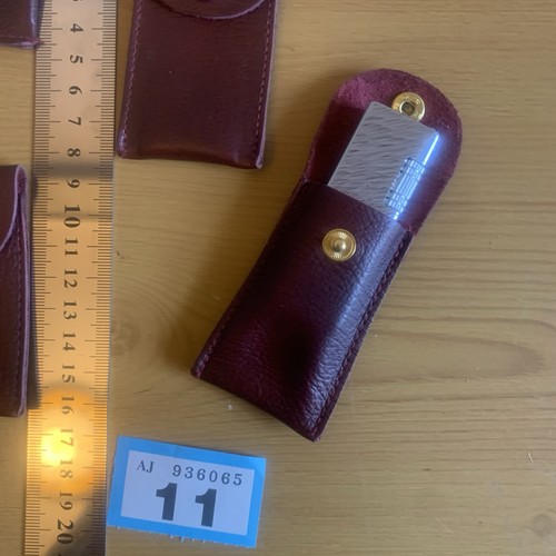 Red leather lighter - leather,