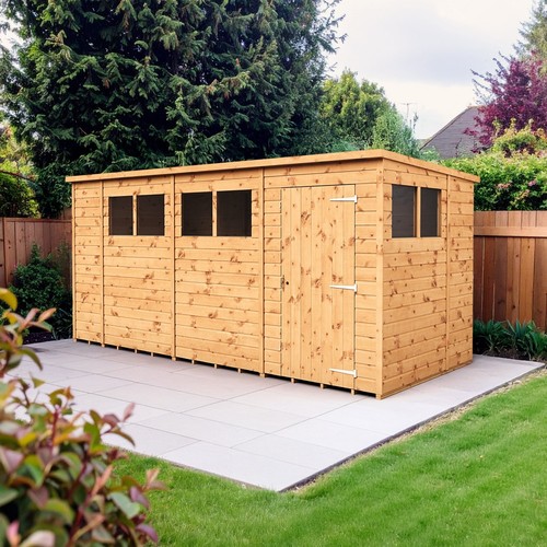 Empire pent garden shed - pent,