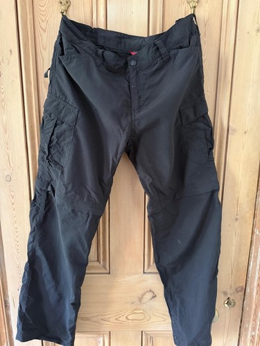 North face black zip off - north,