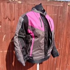 FRANK THOMAS LADIES SIZE XXL MOTOR CYLE JACKET.  Used