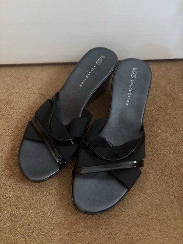 Collection black wedge - m&s,
