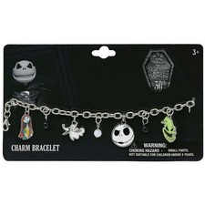 Nightmare Before Christmas - CHARM BRACELET [Jack, Sally, Zero & Oogie Boogie]