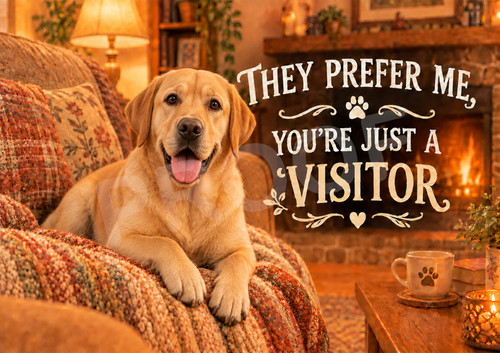 Funny labrador retriever metal - labrador,