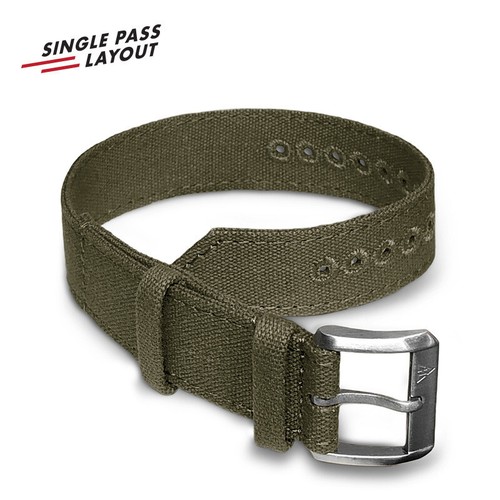 18mm vintage military olive - military,