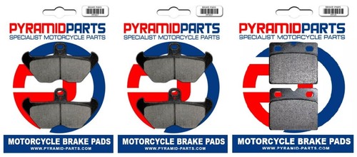 Front rear brake pads - front,