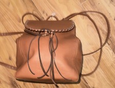 ladies size m backpack handbag  beige from newlook vgc