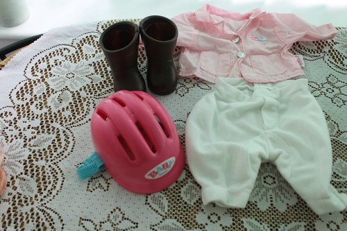 Zapf baby born riding - born, outfit