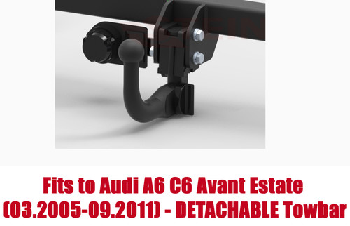 Detachable tow bar - for, audi