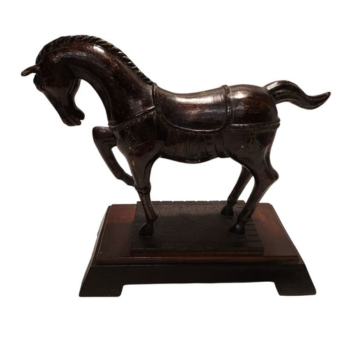 Vintage horse statue - horse,