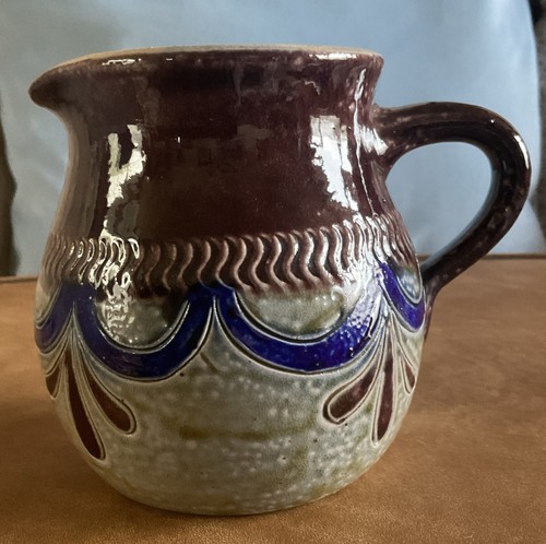 Salt glazed handcrafted jug - salt,
