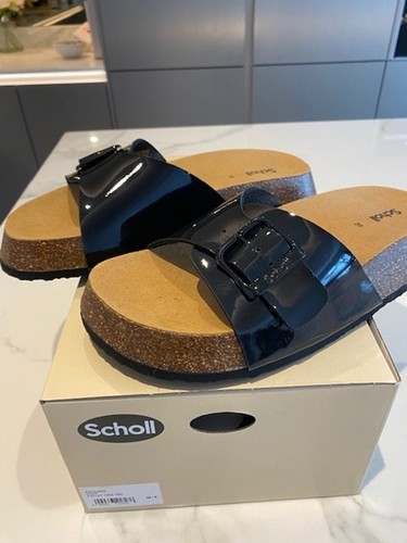 Scholl kathleen black leather - scholl,