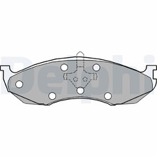 Disc Brake Brake Pad Set Delphi LP1615 Fits Jeep Kia Cherokee Grand Cherokee