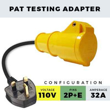 110V 32A YELLOW PAT TESTING
