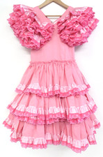 Quality Spanish Heavy Flamenco Dress Unsized Small Adult 26" Waist Length 96cm