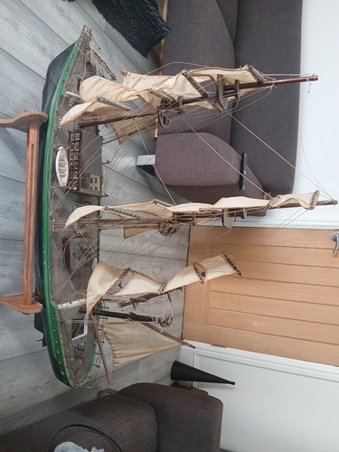 Model ship boat wooden huge - rc,