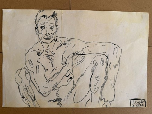 Egon schiele drawing and - drawing,