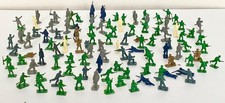 100+ Miniature Plastic Soldiers (Approx. 1 inch tall) Circa 1960s
