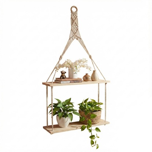 Rope hanging shelf - rope,