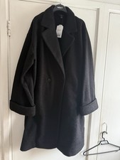 Next Coatigan Size 20 Black