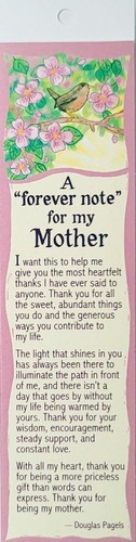 Forever note for mother - forever,