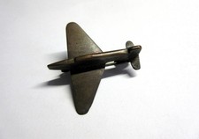 Vintage Brass WW2 RAF TRENCH ART 'Spitfire' SWEETHEART BADGE, BROOCH, PIN