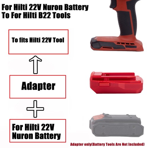 Adapter suitable for hilti - adapter, 22v