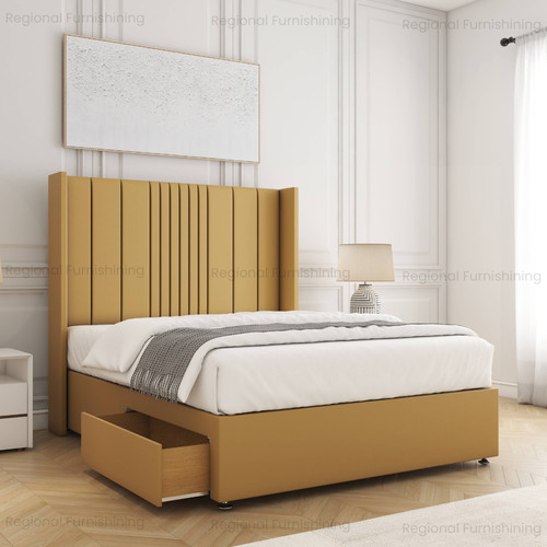 Panels winged divan bed - panels,