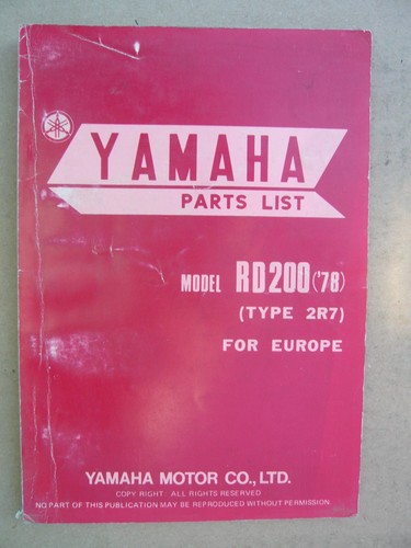 Yamaha 200 type 2r7 - yamaha,