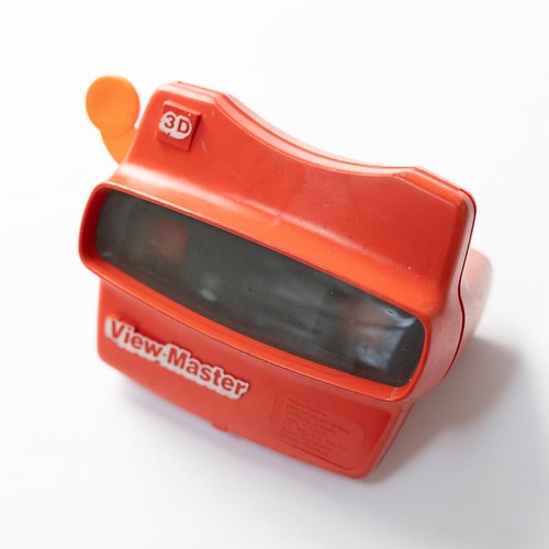 Vintage 1980s red view master - vintage,
