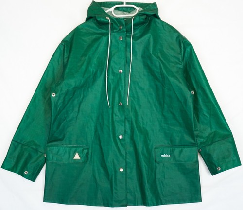 Vintage rukka green pvc rain - green,