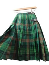  Gents Hector Russell Green Buckle kilt wedding formal wear 30- 32 CG C23 