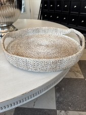 Hand Made Wicker Serving Tray
