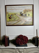 Large Oil Painting by N.G