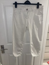 Ladies size 12 White Cropped
