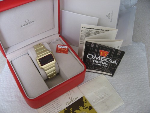 Omega led digital watch - omega,