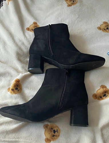 Primark black faux - faux, ankle