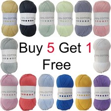 Cygnet 100% COTTON DK Knitting