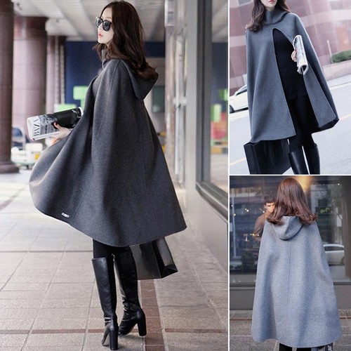 Women loose batwing wool - loose,