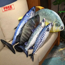3D Fish Plush Pillow | Soft