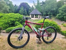 Mongoose Salvo Full Suspension Mountain Bike. Size Large. Rockshox Suspension.