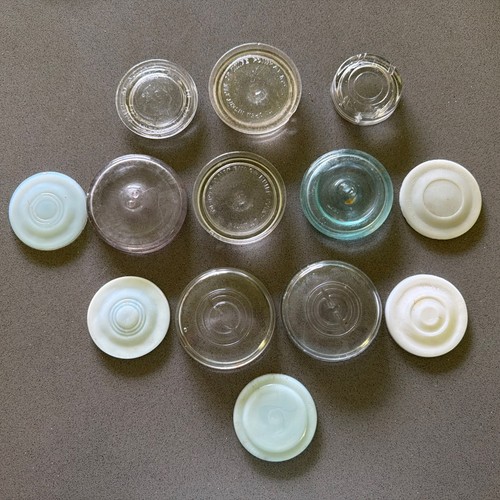 Vintage canning jar lids - vintage,