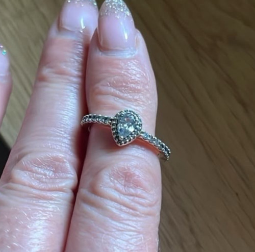 Pandora sterling silver - silver, pear