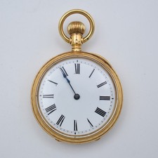 Antique waltham 18ct gold - waltham,