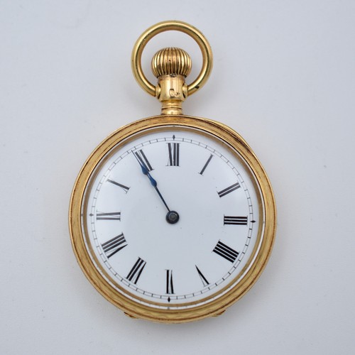 Antique waltham 18ct gold - 18ct,